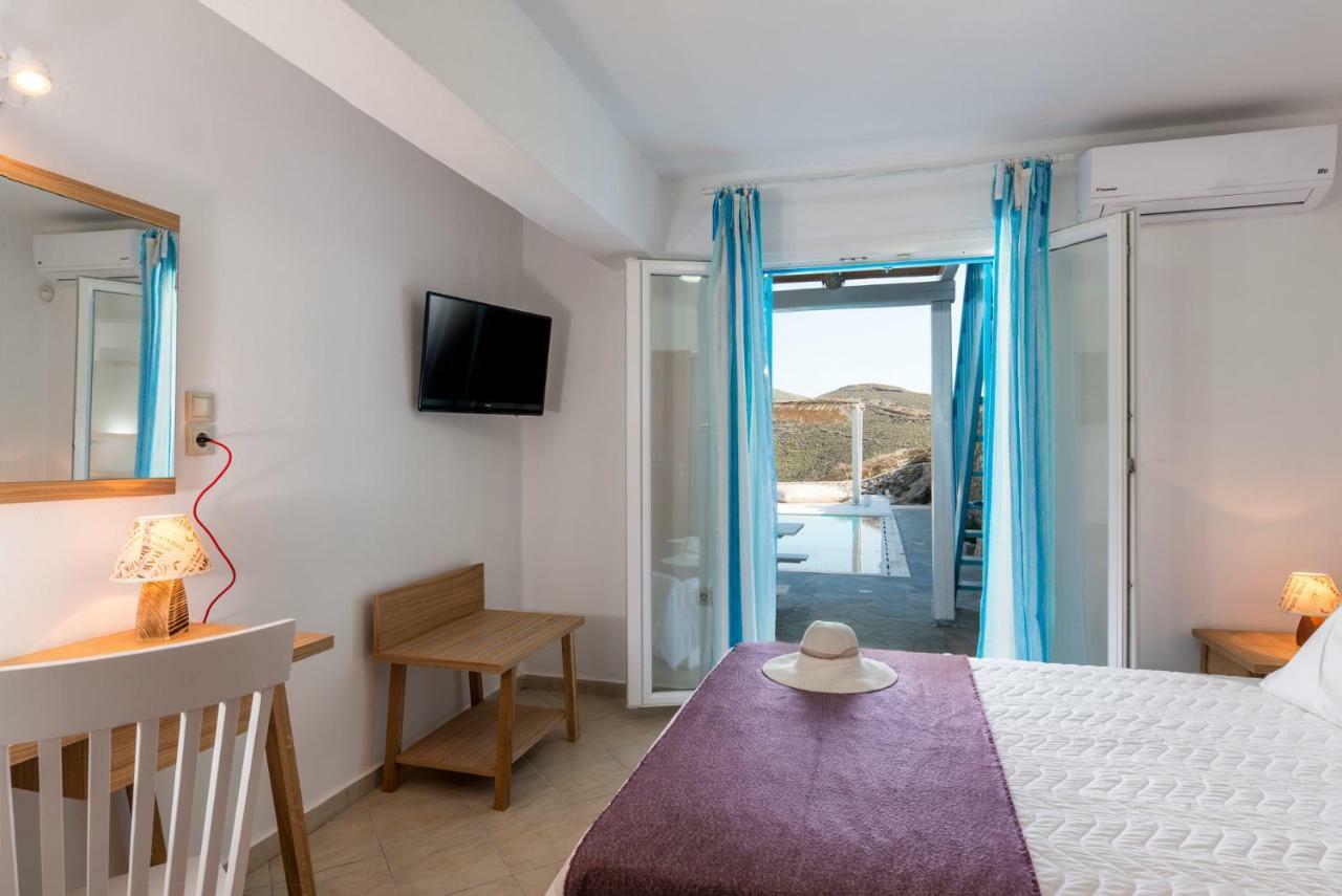 Wild View Mykonos Villa Merchia Beach ภายนอก รูปภาพ