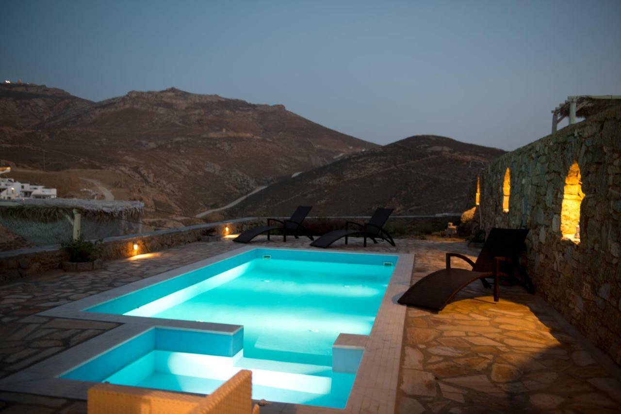 Wild View Mykonos Villa Merchia Beach ภายนอก รูปภาพ