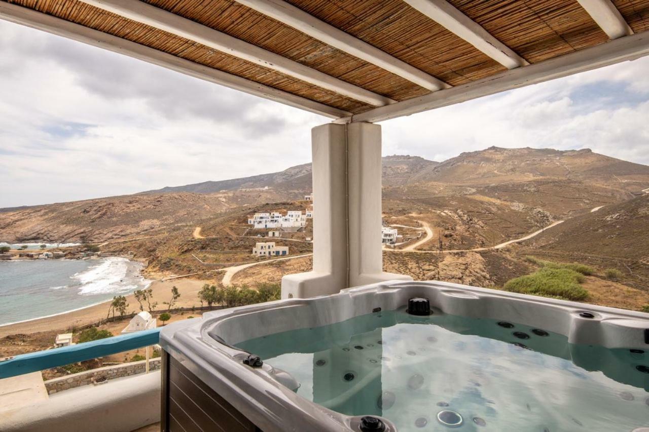 Wild View Mykonos Villa Merchia Beach ภายนอก รูปภาพ