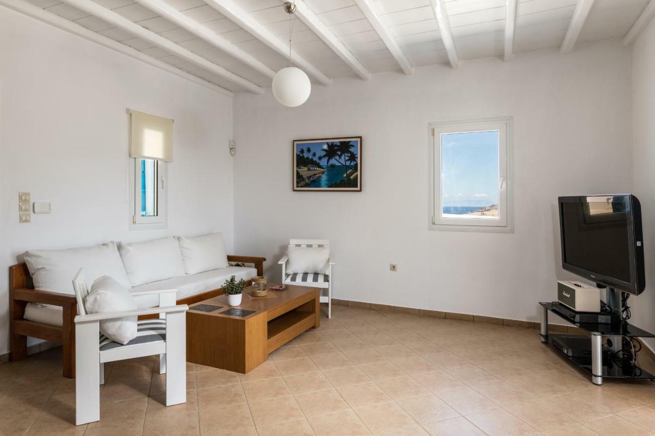 Wild View Mykonos Villa Merchia Beach ภายนอก รูปภาพ